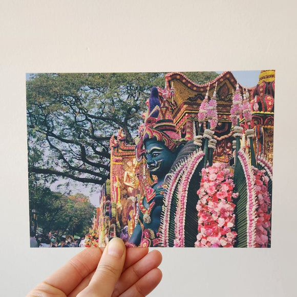 Chiang Mai Flower Festival Postcard