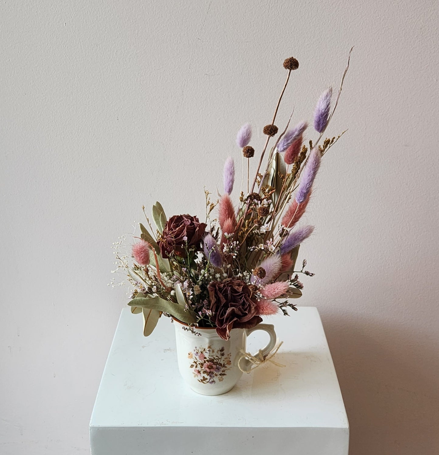 Floral Mug Dried Arrangement