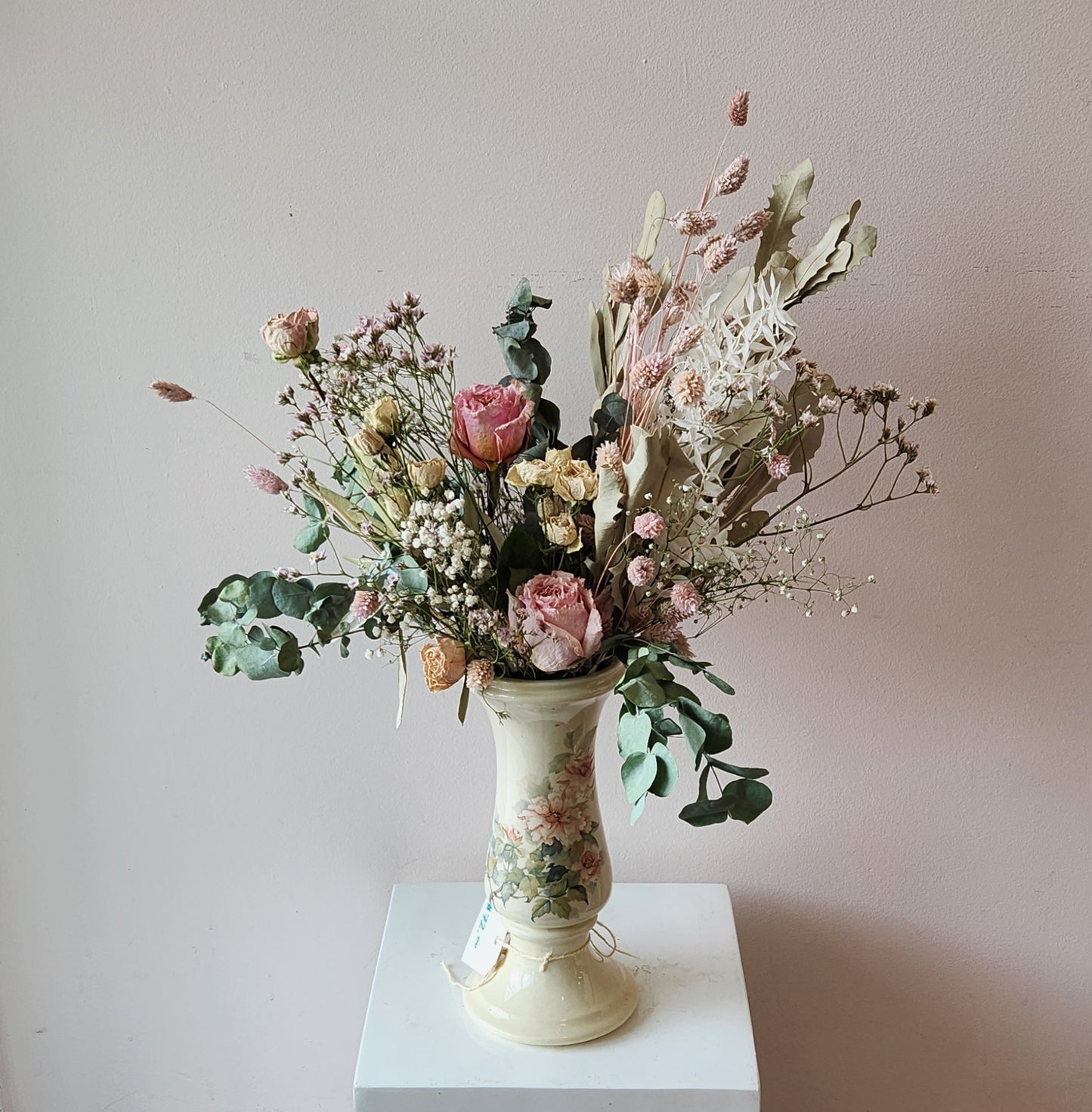 Vintage Rose Dried Arrangement