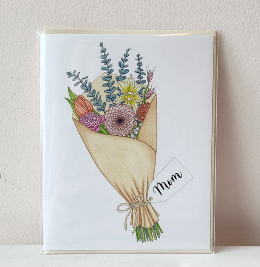 Mom Bouquet Card