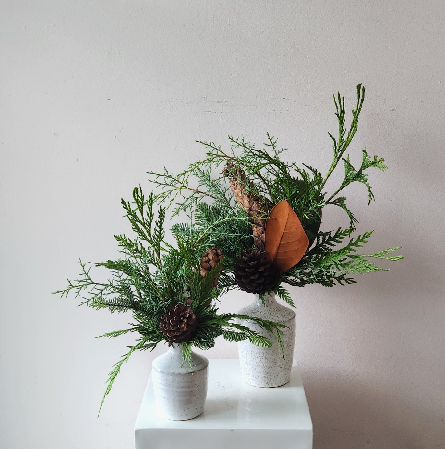Rustic Winter Budvase