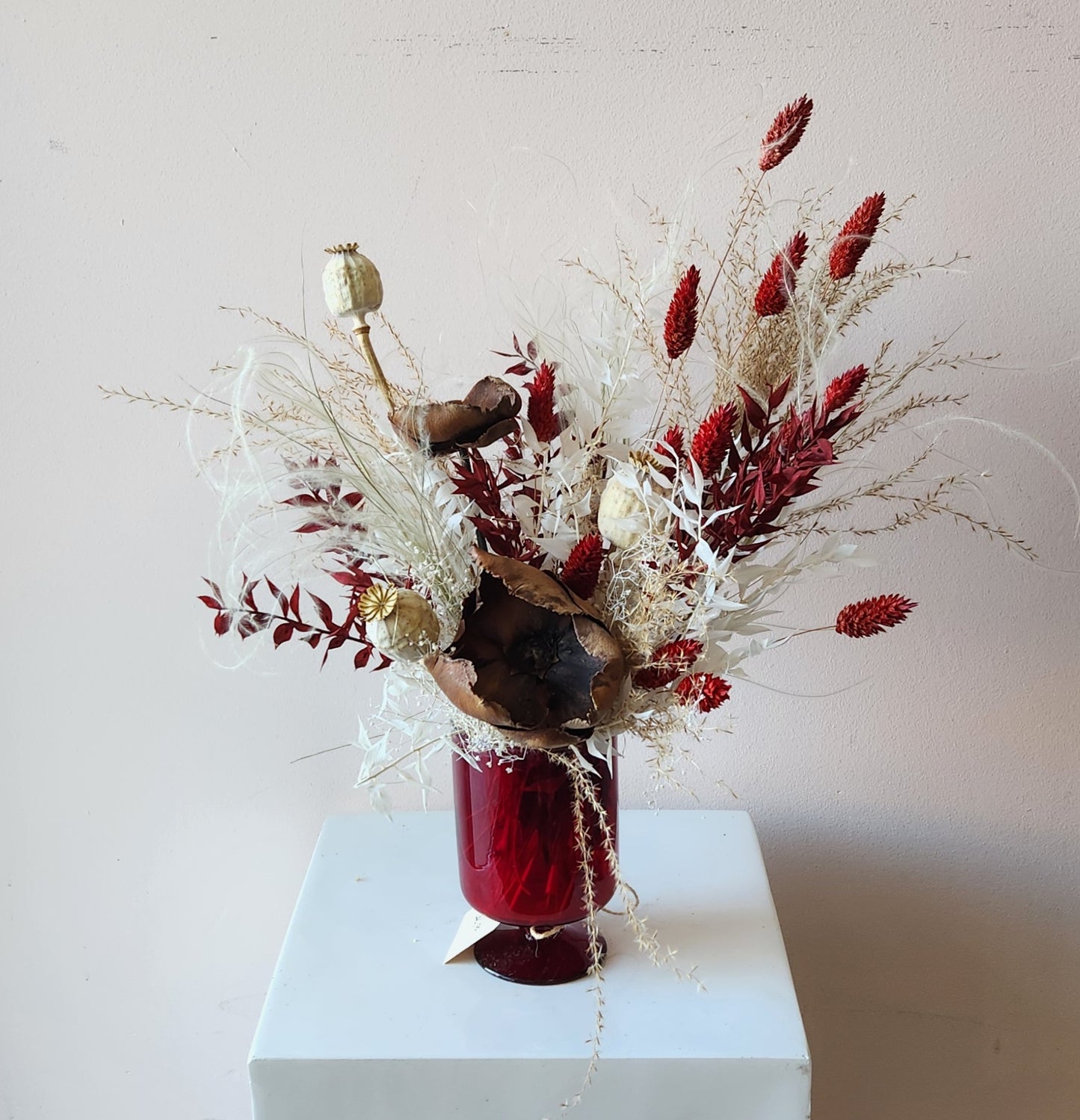 Peppermint Bark Dried Arrangement