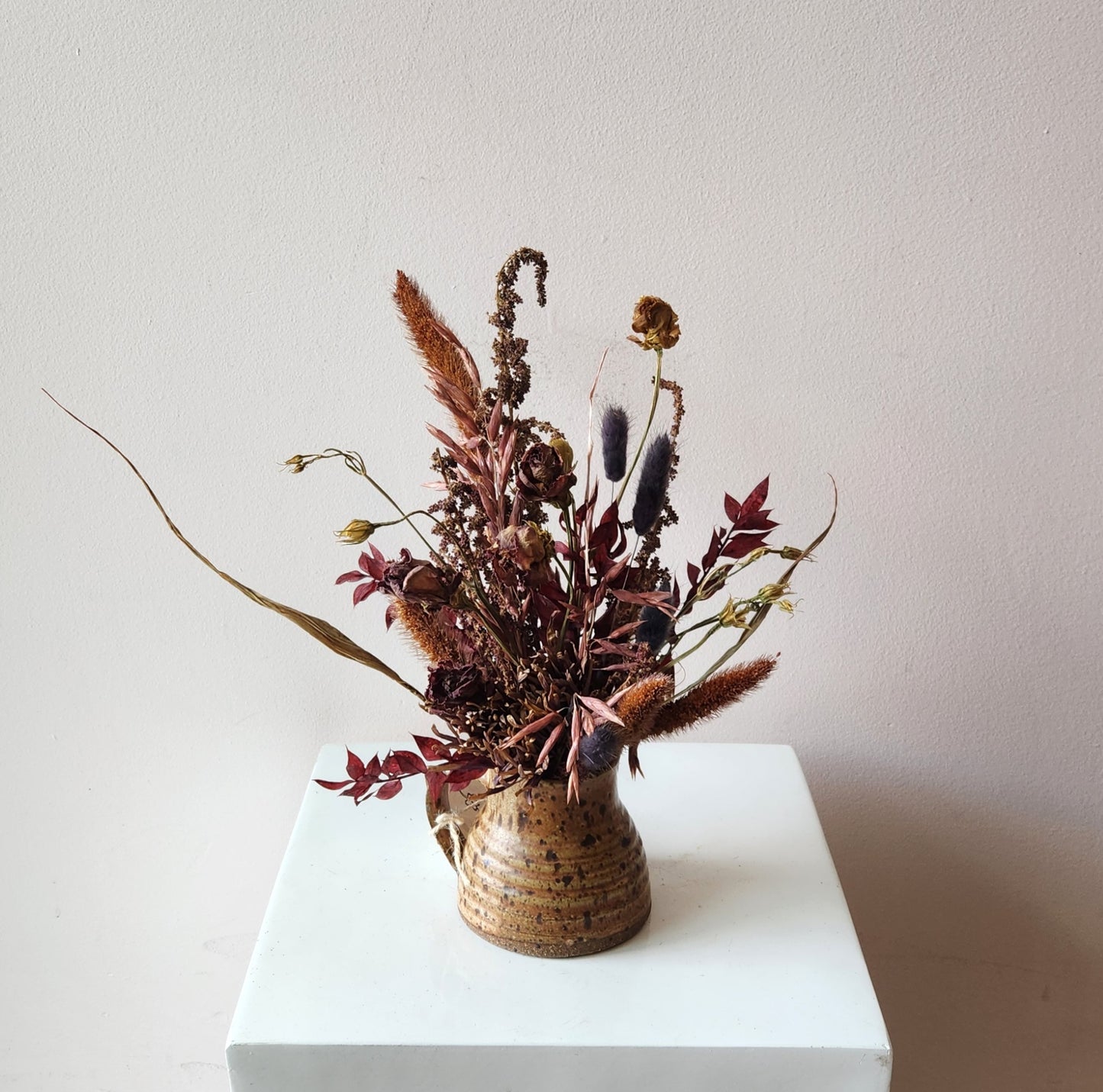 Dried Moody Mug Arrangement