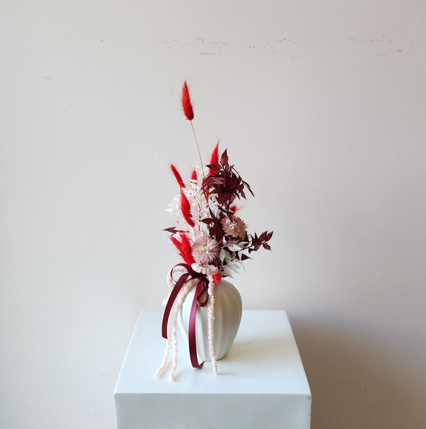 Dried Sweetheart Bud Vase