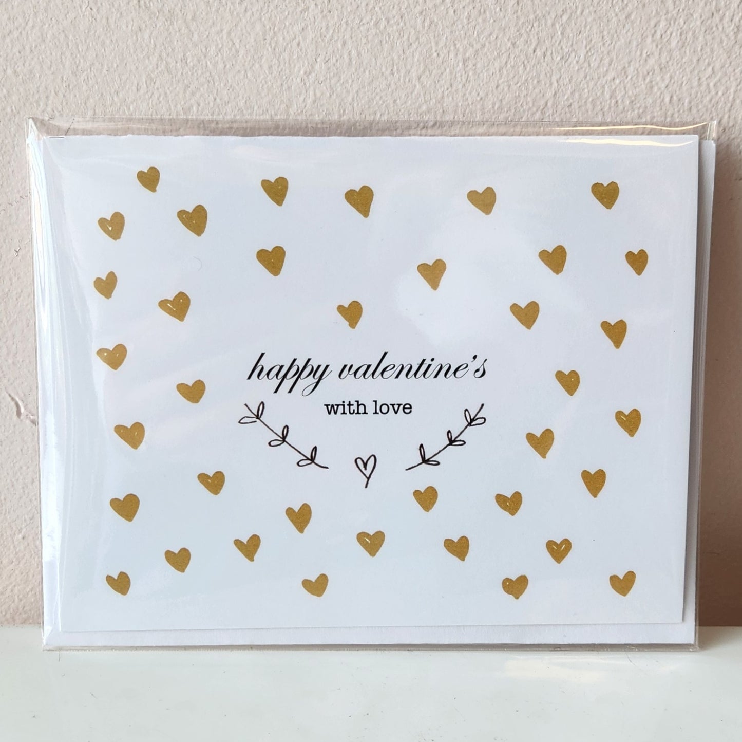 With Love Valentine's Card