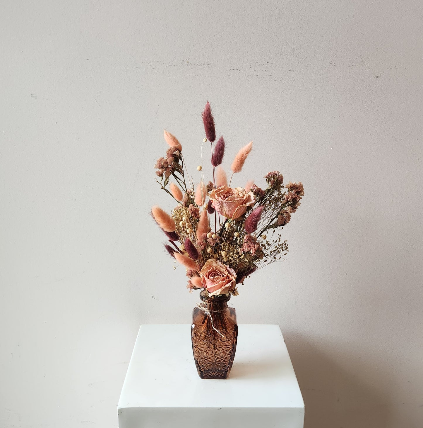 Toffee Peach Bud Vase