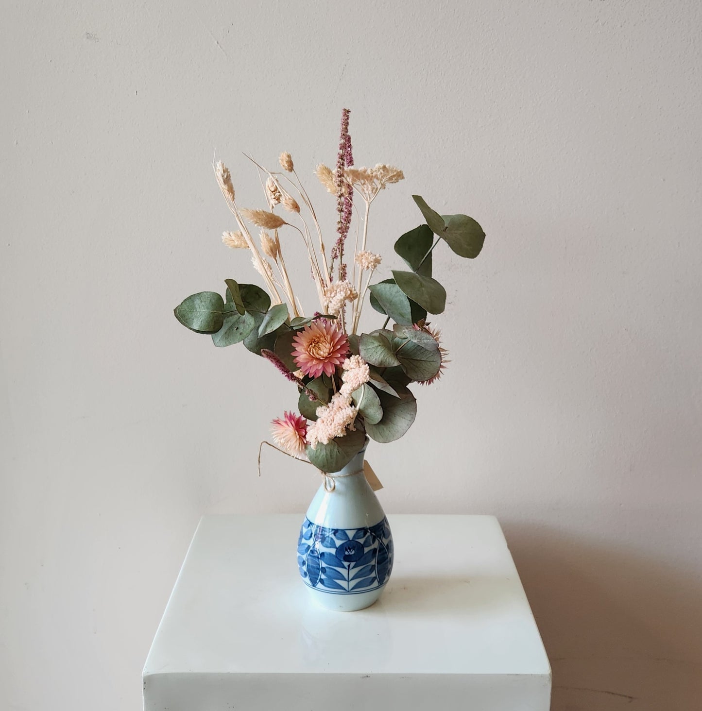 Blue & Blossom Dried Arrangement