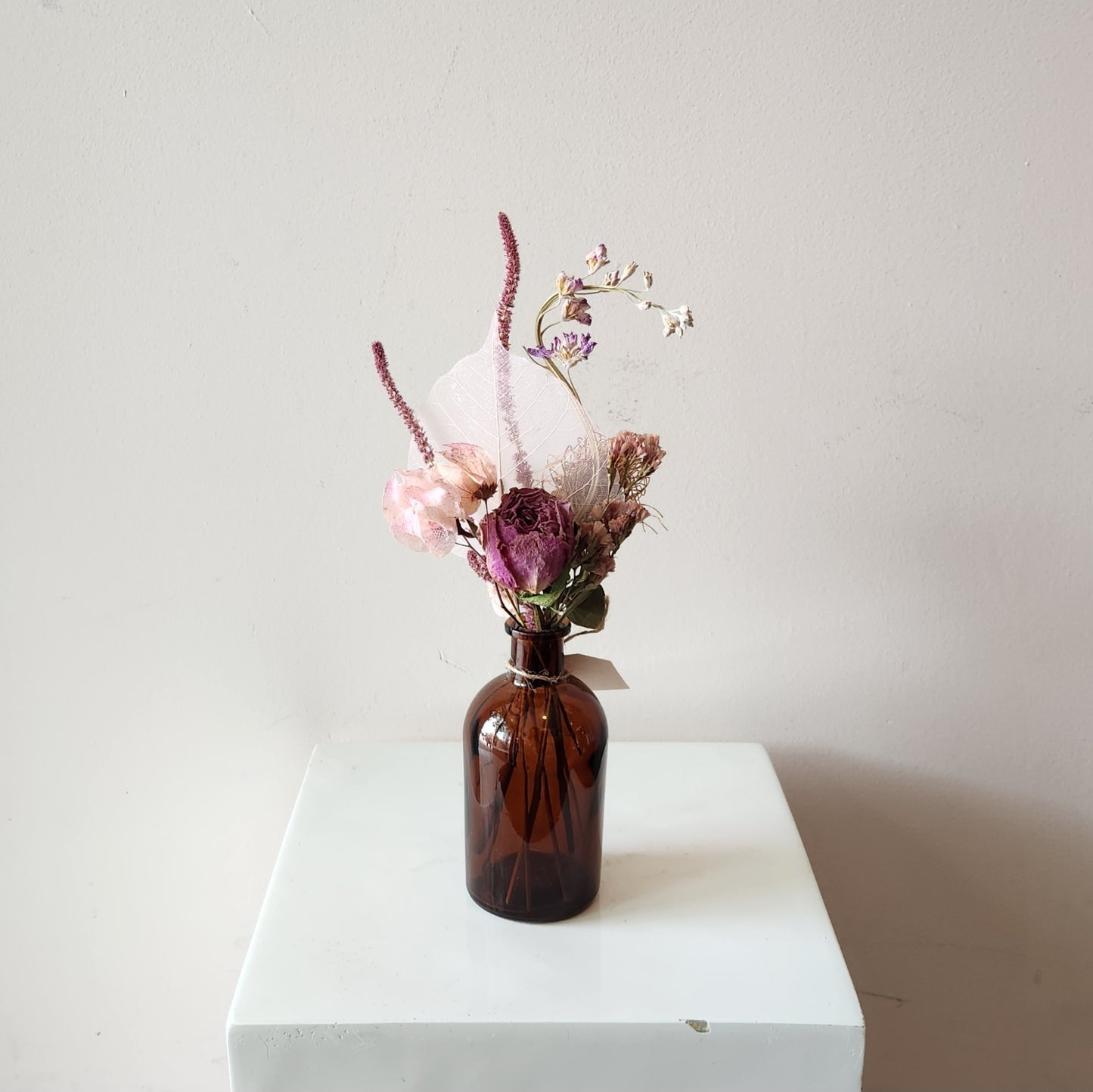 Amber Rose Dried Bud Vase
