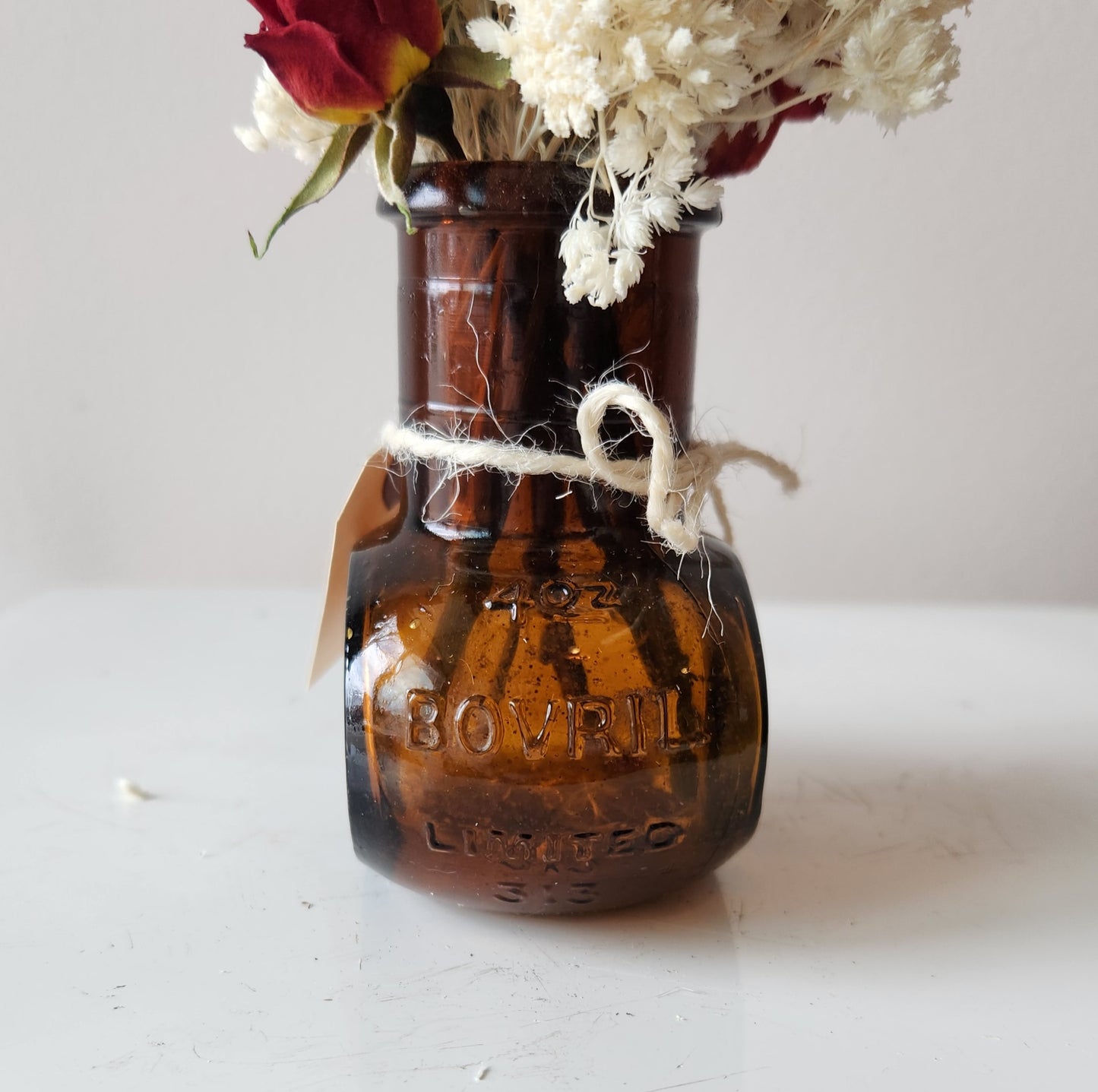 Vintage Bud Vase Dried Arrangement