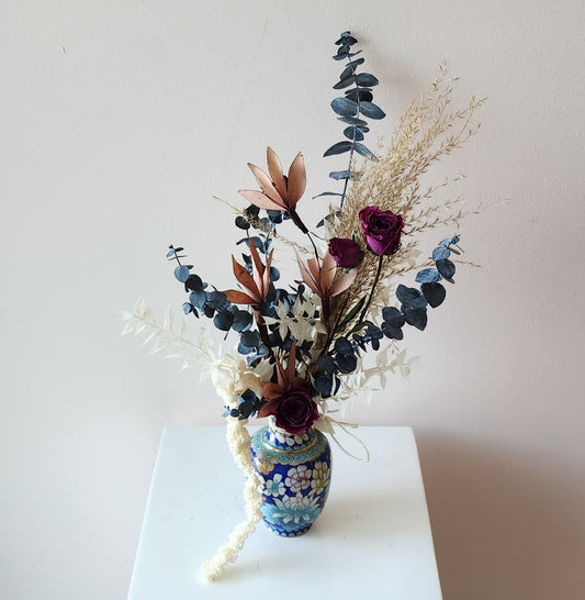 Decorative Urn Dried Arrangement