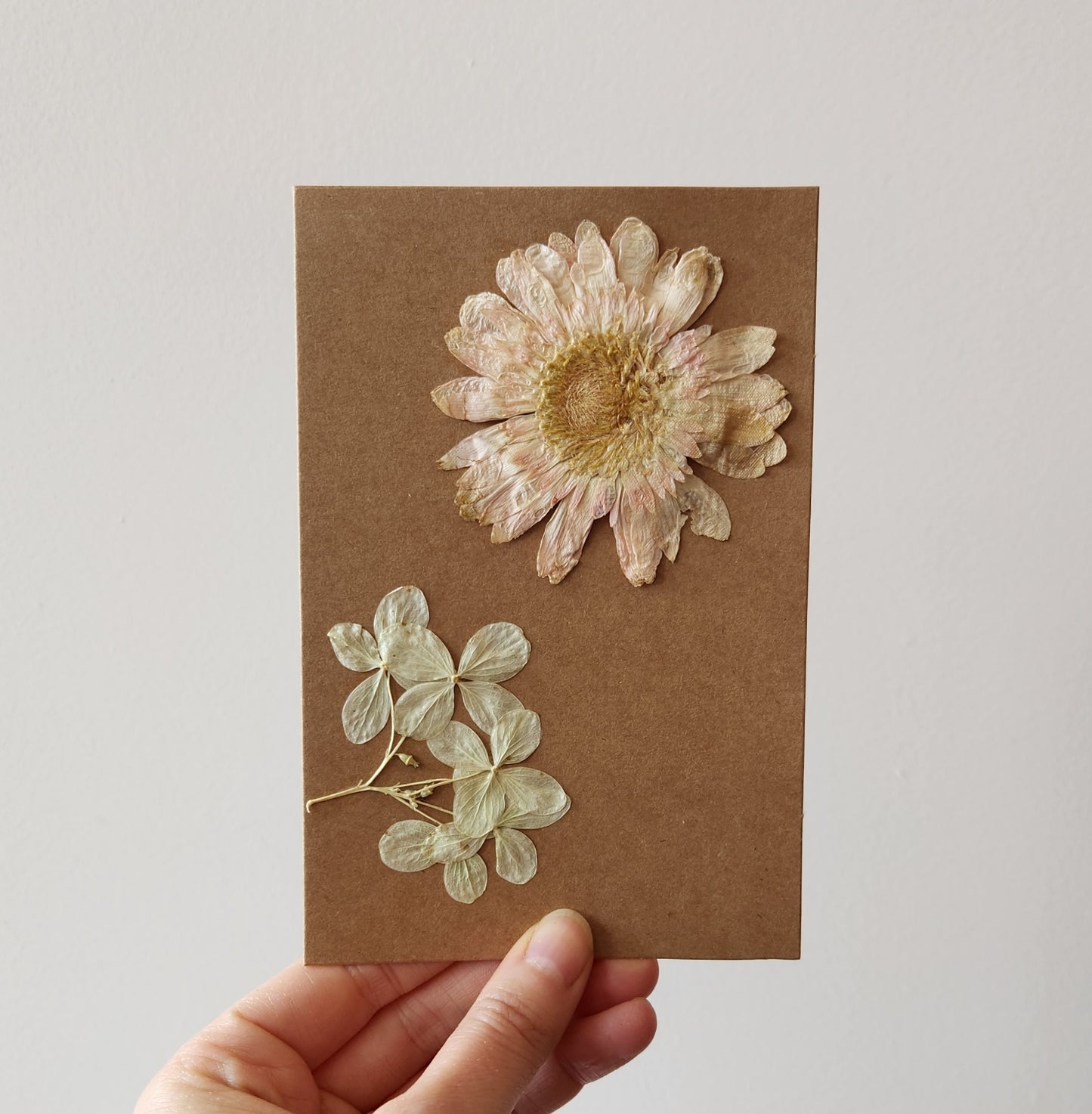 Pressed Flower Card