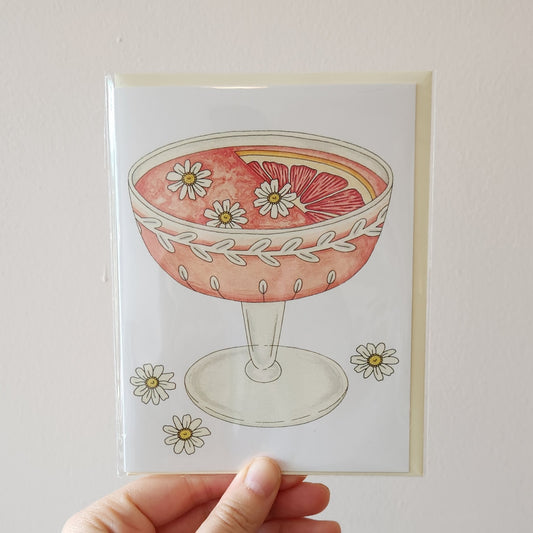 Grapefruit Cocktail Card