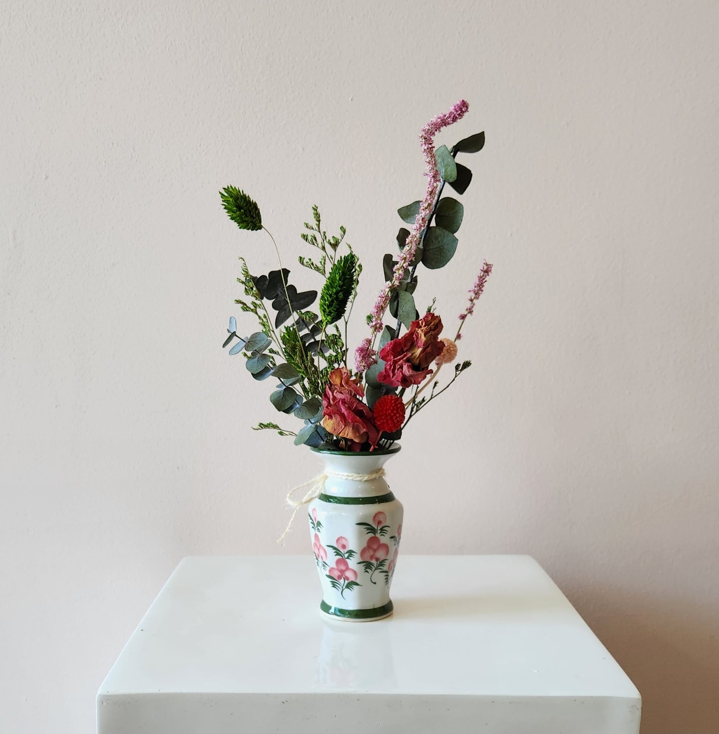 Dried Flirty Floral Bud Vase