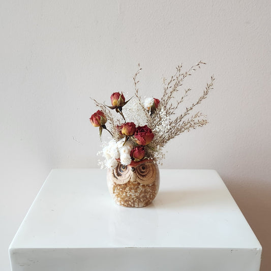 Mini Owl Dried Arrangement