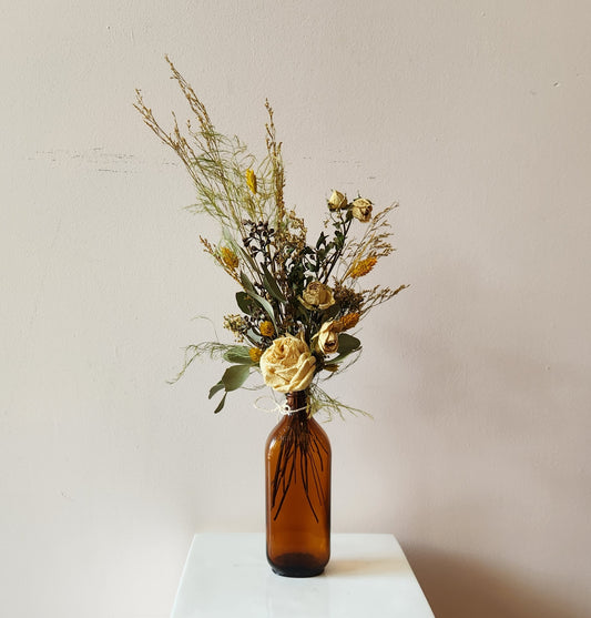 Vintage Field Bottle Arrangement