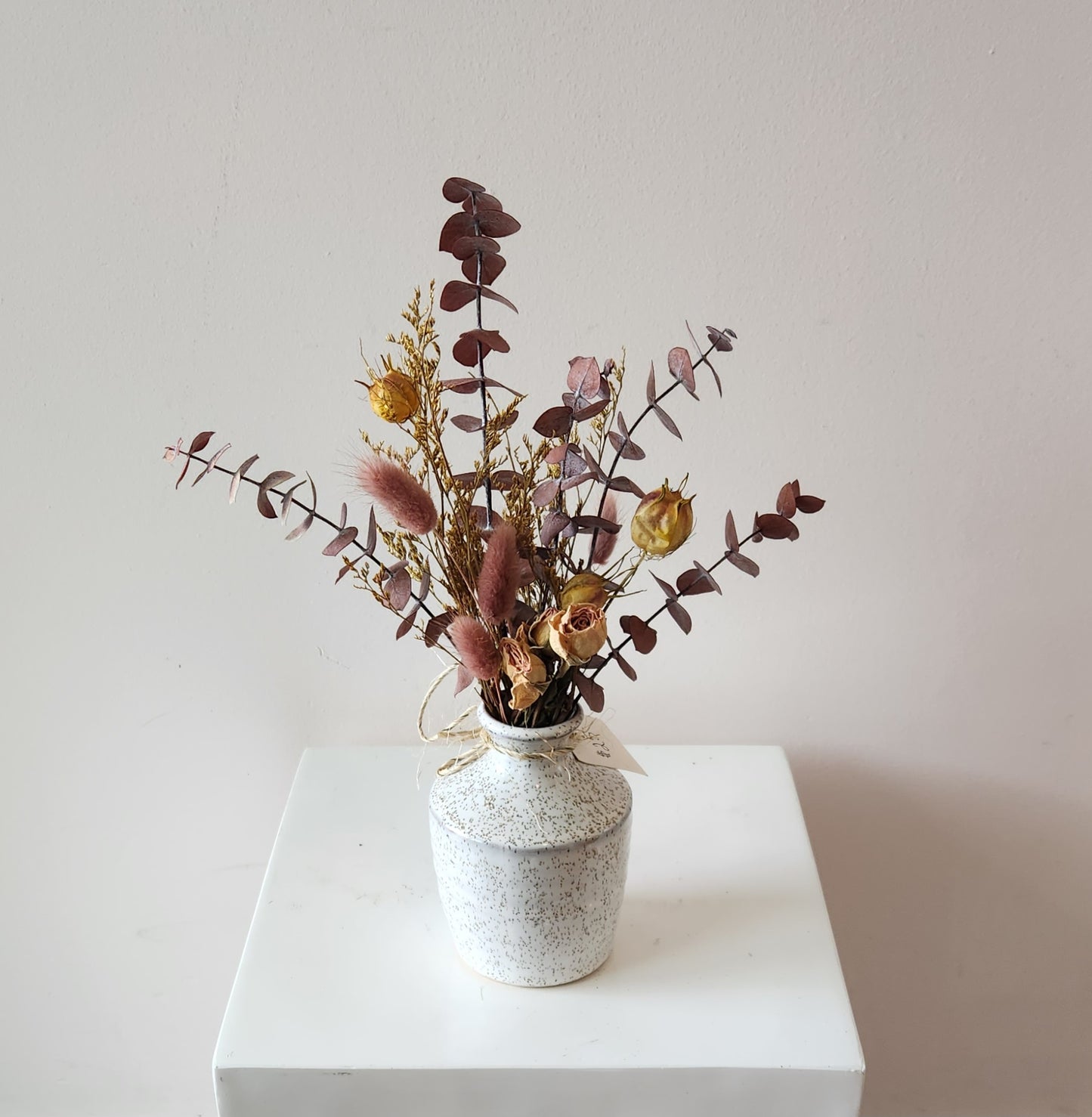 Dried Earthy Pastel Bud Vase