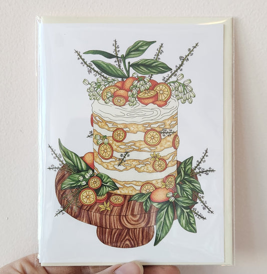 Citrus Cake Card