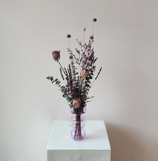 Dried Lavender Bud Vase