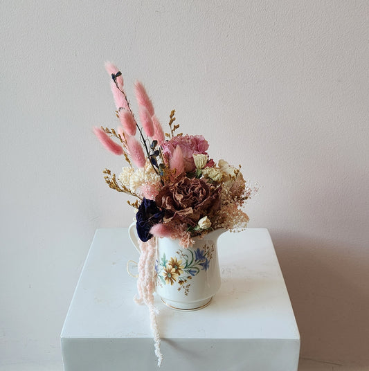 Flower Mug Dried Arrangement