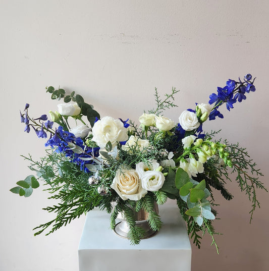 Silver Bells Centerpiece