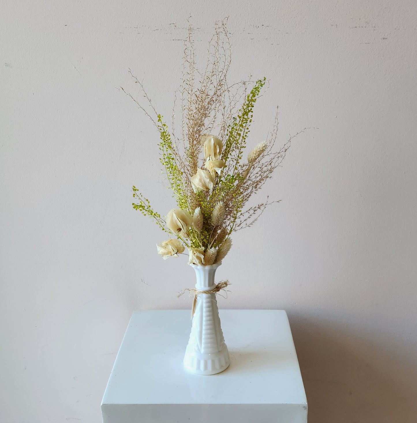 Dried Greenbell Bud Vase