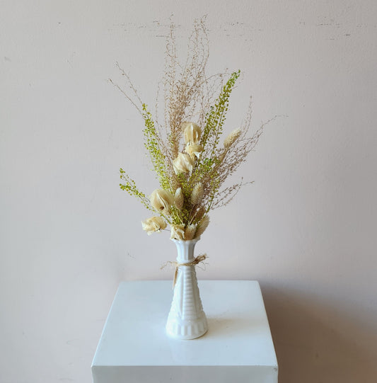 Dried Greenbell Bud Vase