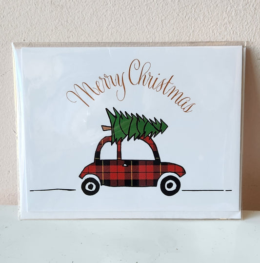 Merry Christmas Tree Card