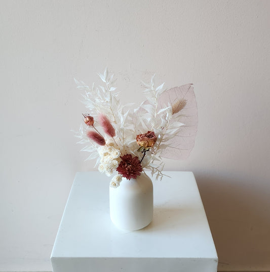 Pretty & Pink Dried Bud Vase