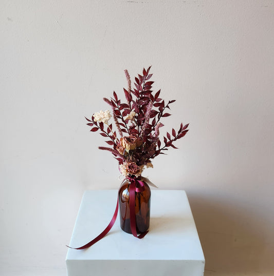 Deep in Love Dried Bud Vase