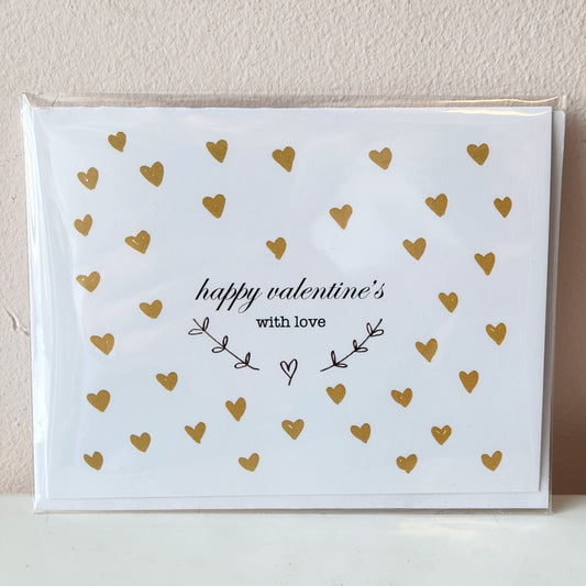 With Love Valentine's Card