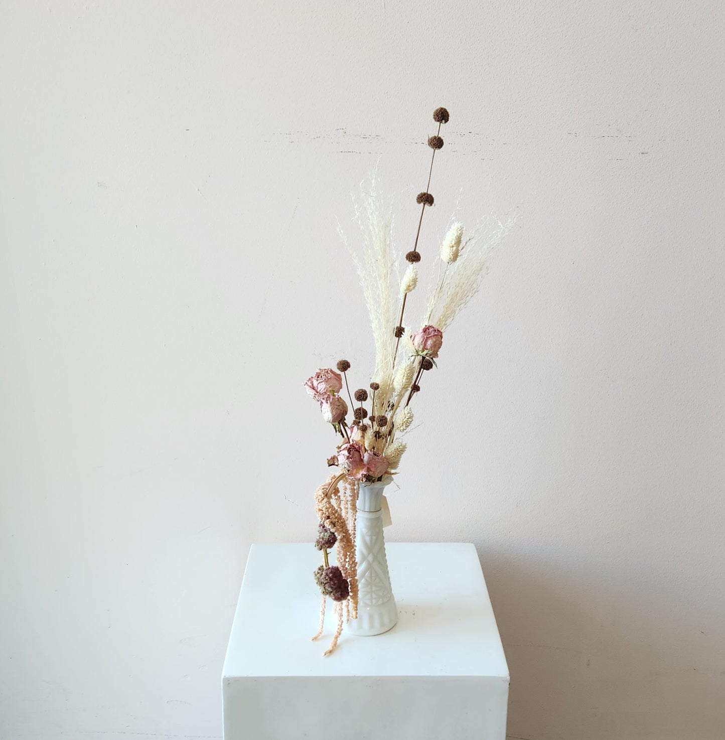 Raspberry Chocolate Bud Vase