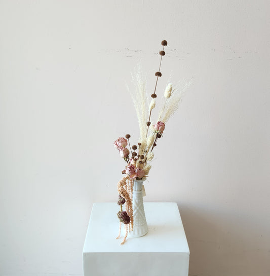 Raspberry Chocolate Bud Vase