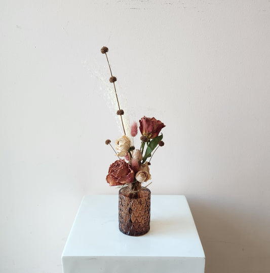 Vintage Love Dried Bud Vase