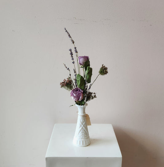 Dried Lavender Bud Vase