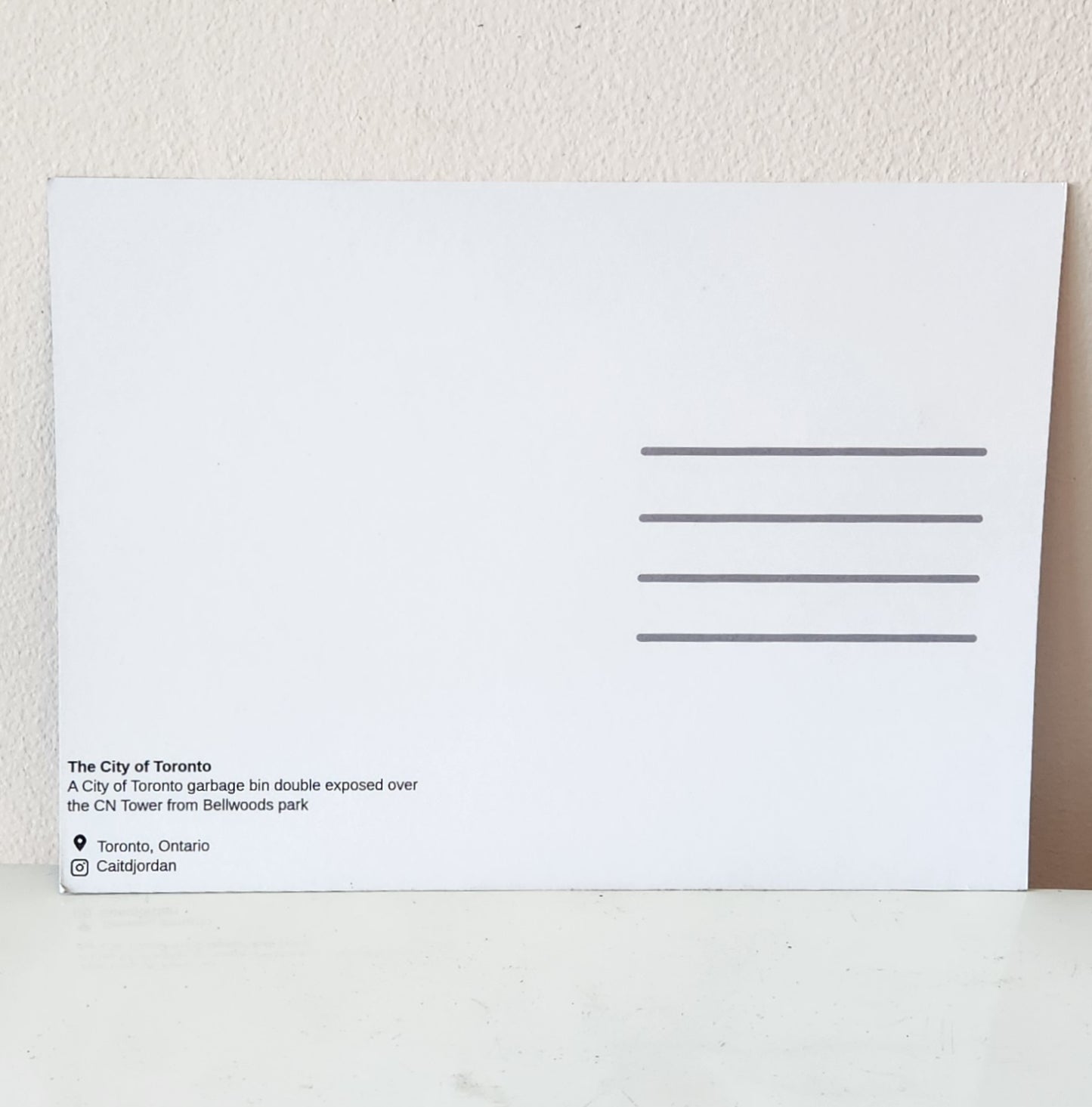 City of Toronto Postcard