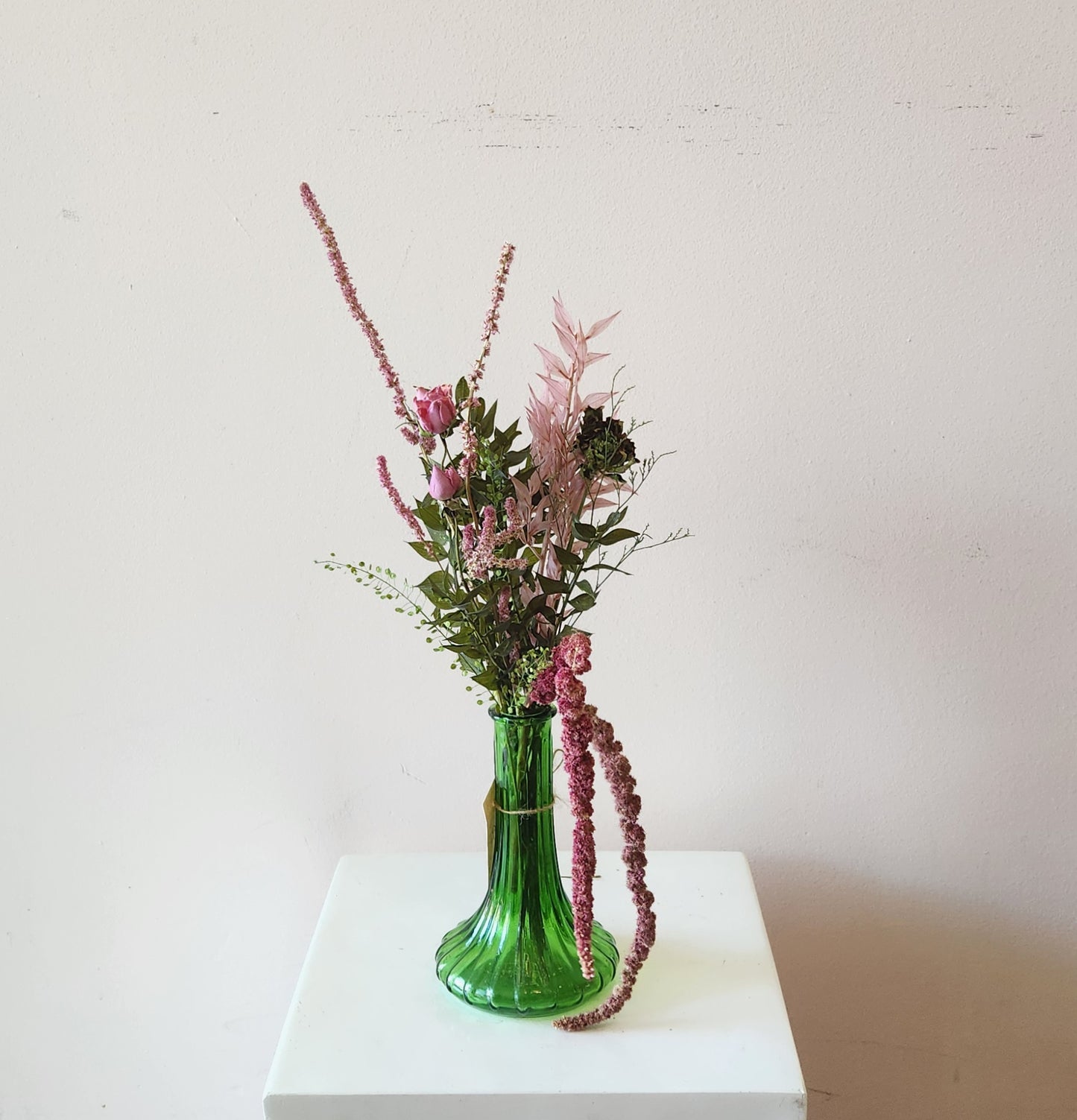 Green Garden Bud Vase