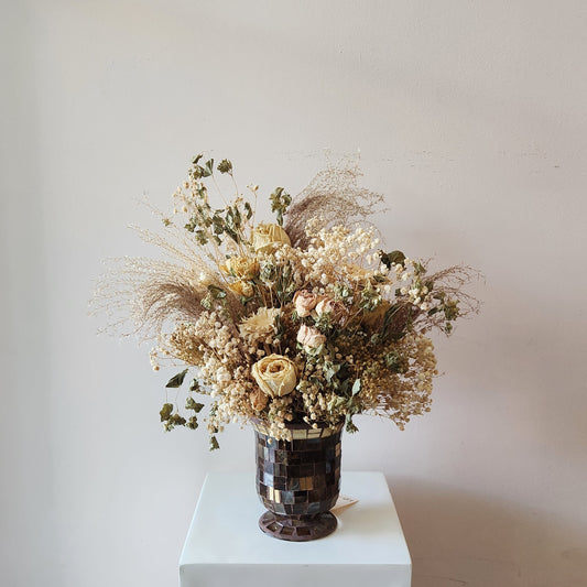 Bronze Mosaic Dried Arrangement
