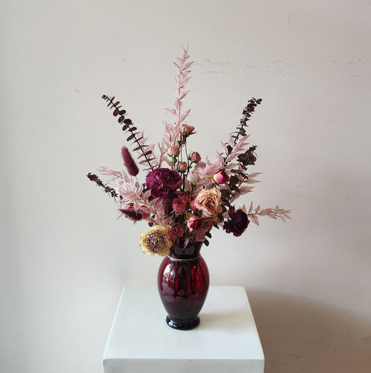 Ruby Beauty Dried Arrangement