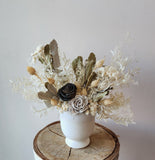 Natural/White Dried Vase Arrangement